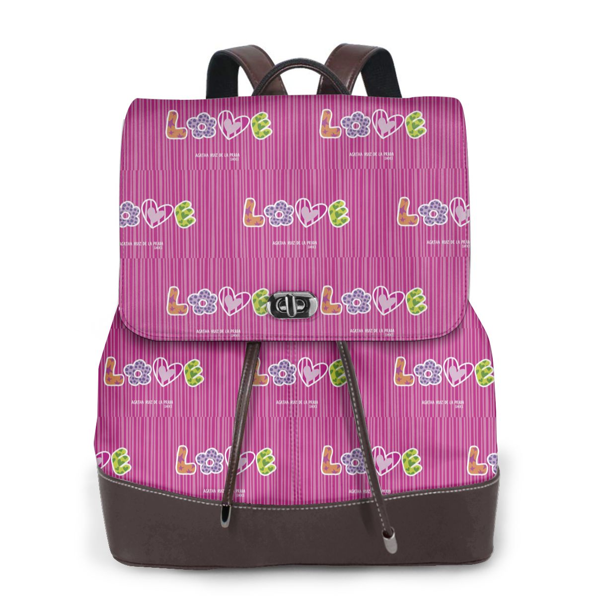 Women Bags Prada - กระเป๋าหนังลาย Agatha Ruiz-De La-Prada กระเป๋านักเรียน กระเป๋าเดินทาง