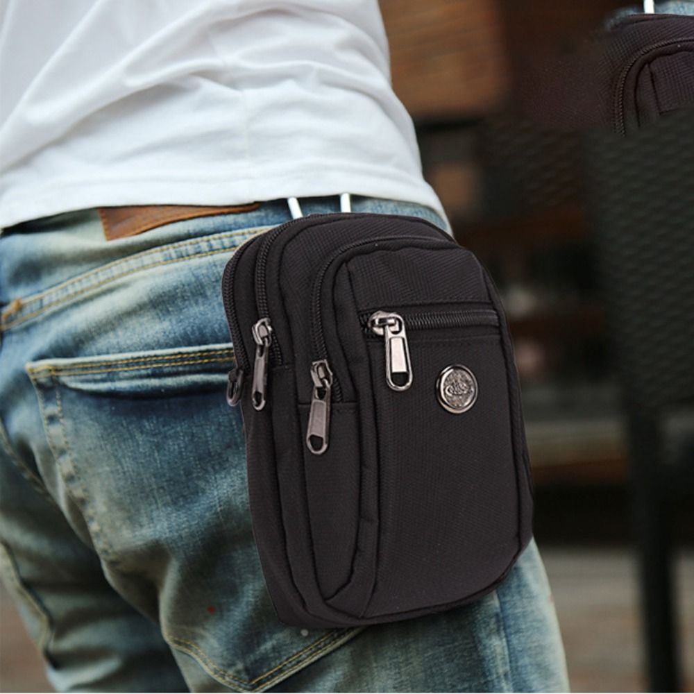 Women Bags Deals - กระเป๋าคาดเอวกันน้ำแบบใหม่สำหรับผู้ชายและผู้หญิง ทำจากผ้า Oxford อเนกประสงค์ กระเป๋าคาดเอวผู้ชาย กระเป๋าถือขนาดเล็ก