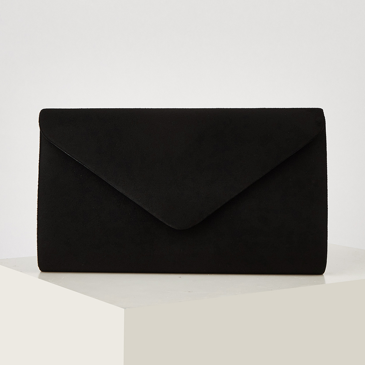 Women'S Bags Holiday - กระเป๋าราตรีสำหรับผู้หญิง, หนังกลับเทียมสีดำ, กระเป๋าคลัทช์สำหรับงานกลางคืนสุดทันสมัย, สีพื้น, เรียบง่าย, ระดับไฮเอนด์,
