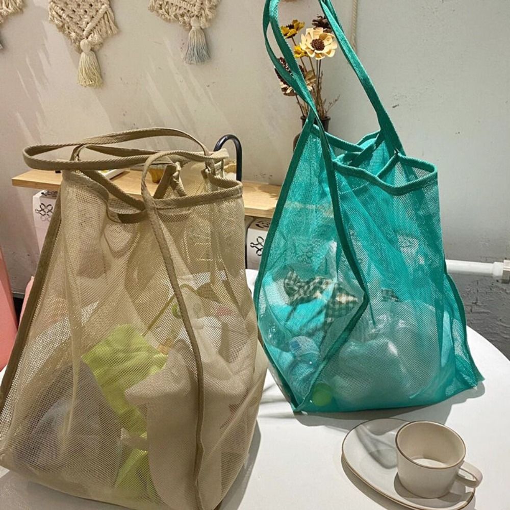 กระเป๋าชายหาดแบบตาข่าย น้ำหนัก - Women Bags Casual บทวิจารณ์และราคา
