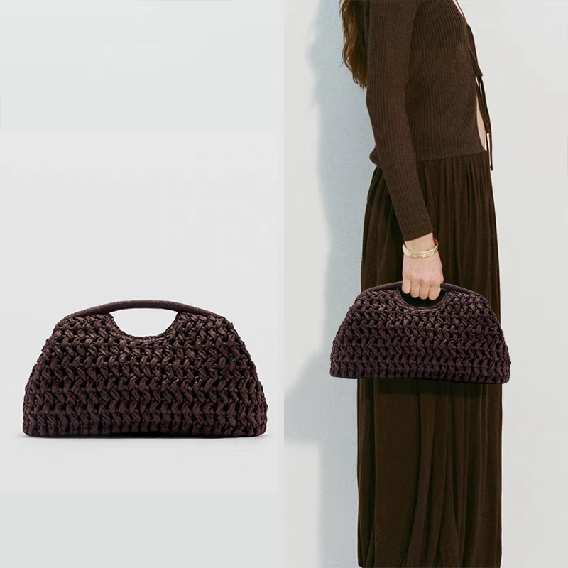 วินเทจทอกระเป๋าถือชายหาดสบายๆถ - Women'S Bags Holiday บทวิจารณ์และราคา