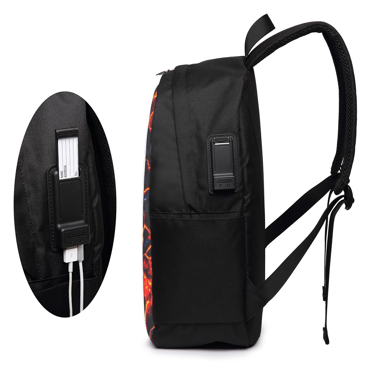 กระเป๋าเป้สะพายหลังลายภูเขาไฟล - Woman In Bag บทวิจารณ์และราคา