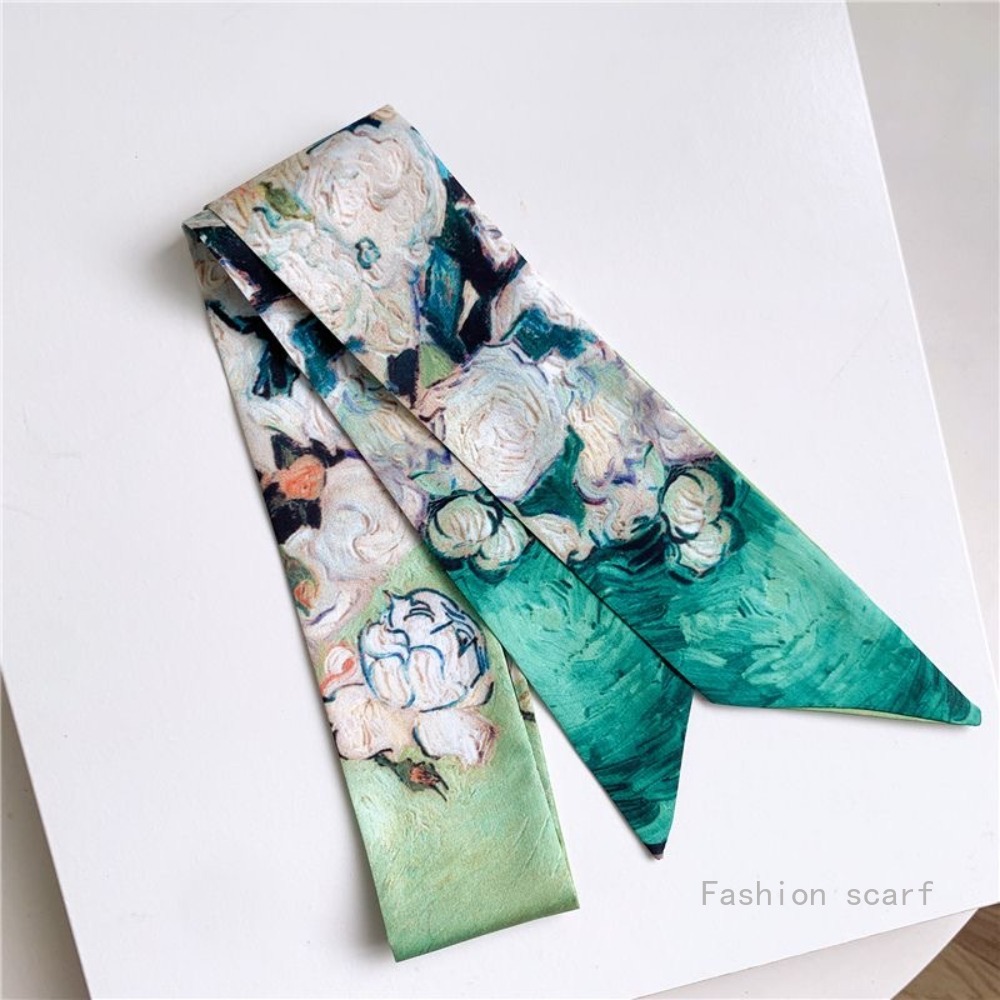 Van Gogh Series ภาพวาดผ้าพันคอ - Women Bags Wholesale บทวิจารณ์และราคา