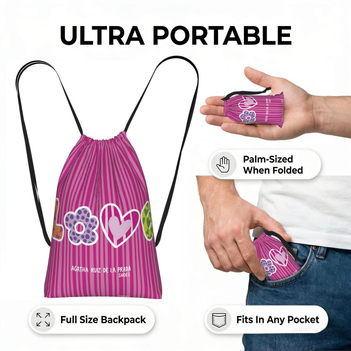 กระเป๋าเป้ลาย Agatha Ruiz-De L - Women Bags Prada บทวิจารณ์และราคา