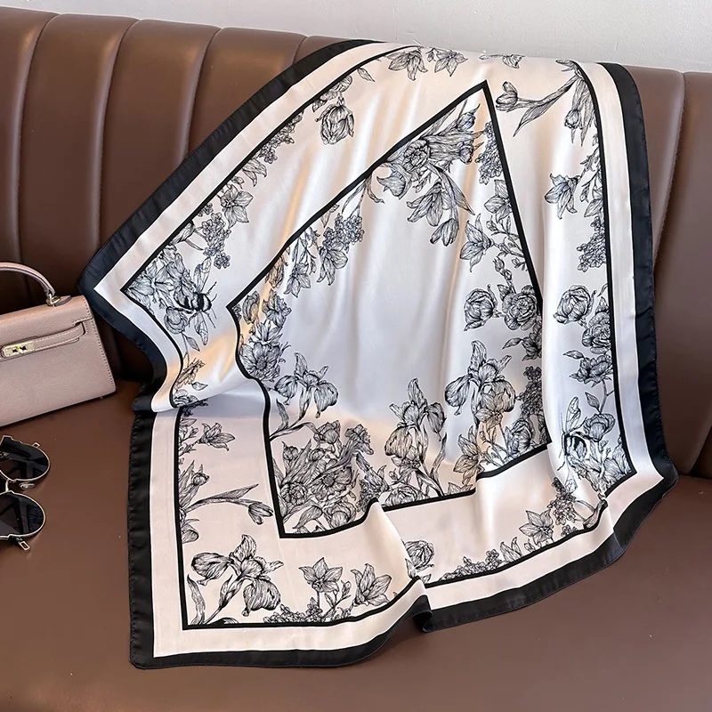 70*70ซมผ้าผ้าพันคอสี่เหลี่ยมจั - Women Bags Online บทวิจารณ์และราคา