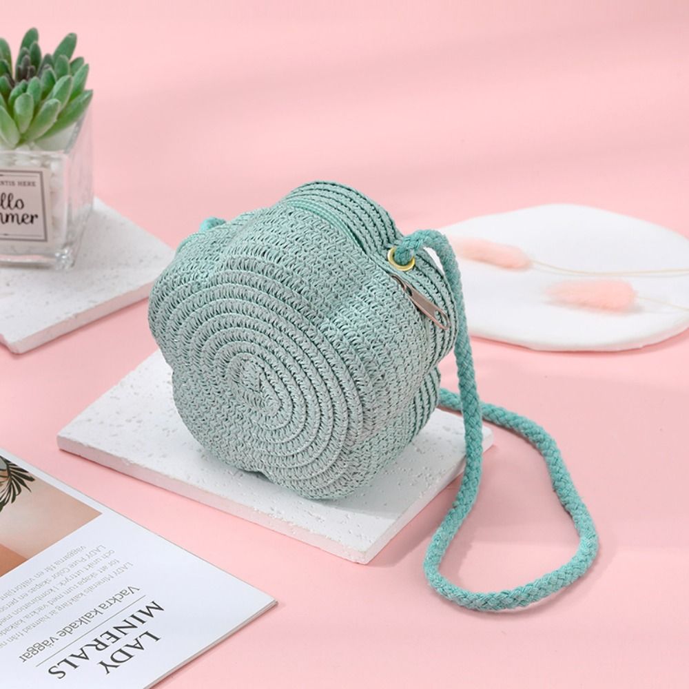 กระเป๋าสะพายไหล่สานคุณภาพสูง ก - Woven Straw Bag บทวิจารณ์และราคา