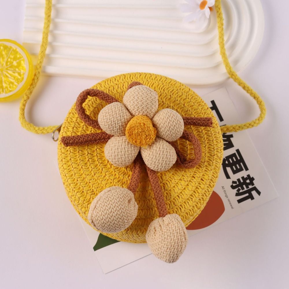 กระเป๋าสานทำมือแบบสบายๆ รูปทรง - Woven Straw Bag บทวิจารณ์และราคา