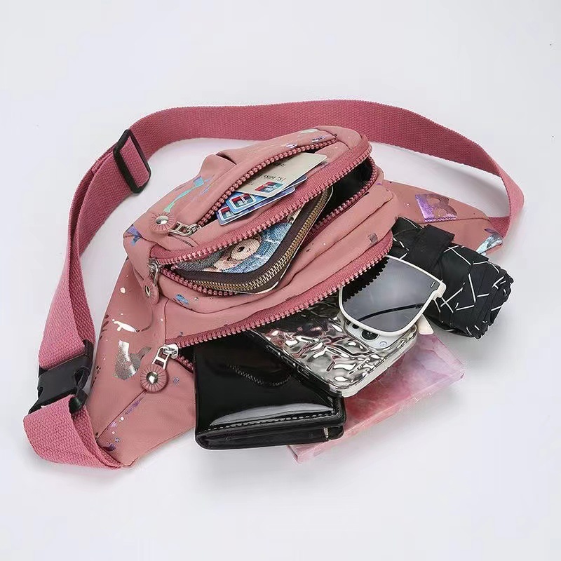 กระเป๋าคาดเอวผ้าอ็อกซ์ฟอร์ดพิม - Women Bags Deals บทวิจารณ์และราคา