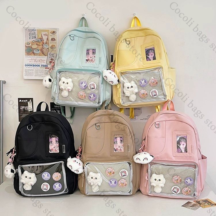 กระเป๋าเป้สีพื้นสีลูกกวาด กระเ - Women Bags Deals บทวิจารณ์และราคา