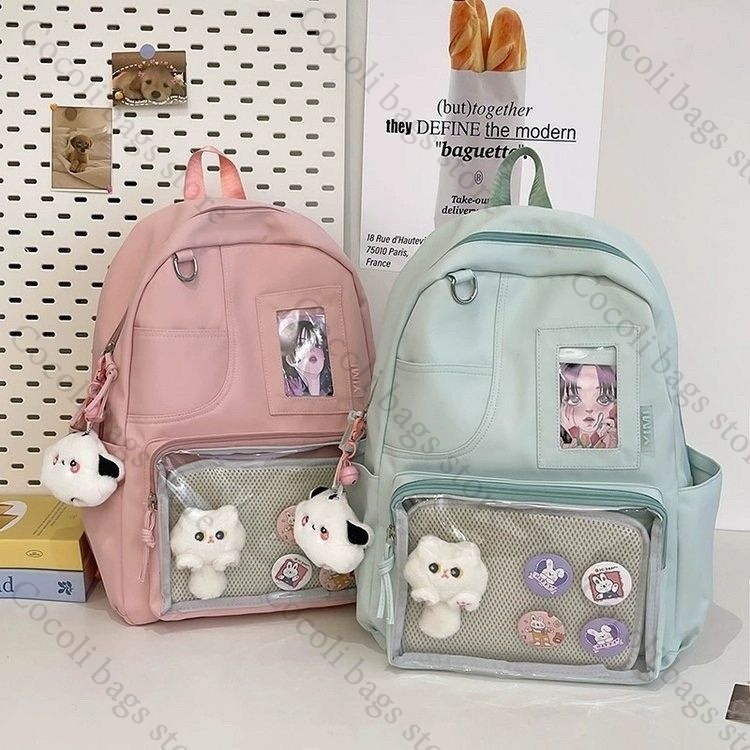 กระเป๋าเป้สีพื้นสีลูกกวาด กระเ - Women Bags Deals บทวิจารณ์และราคา