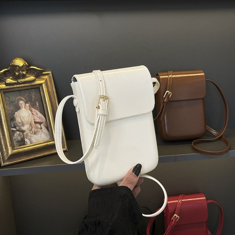 กระเป๋าสะพายข้างหนัง PU แบบฝาป - Women'S Crossbody Bags บทวิจารณ์และราคา