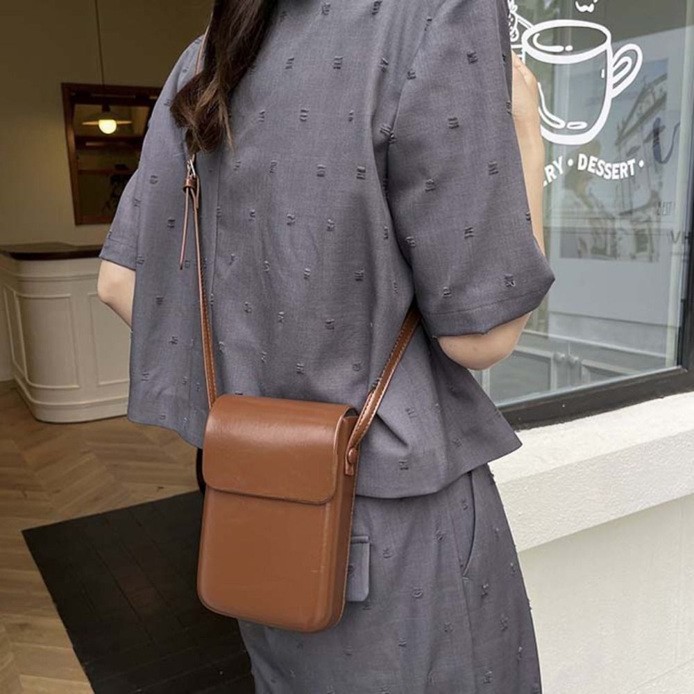 กระเป๋าสะพายข้างหนัง PU แบบฝาป - Women'S Crossbody Bags บทวิจารณ์และราคา